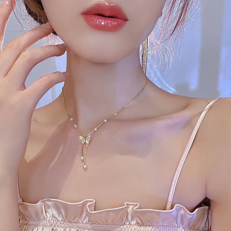 美感いっぱい 好感度満載 オシャレ度満点 ネックレス アクセサリー＜isf-3256＞