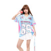 冷感快適 プリント カジュアル Tシャツ S-13292