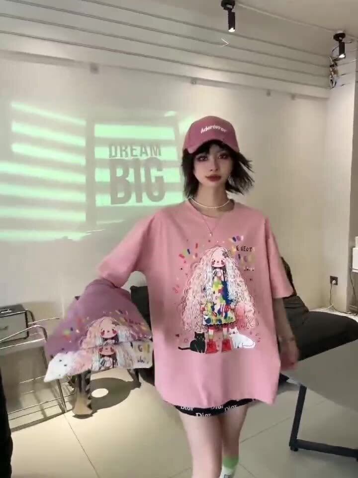 大人の定番 キュート 夏の新作 カジュアル Tシャツ半袖<S-4896>