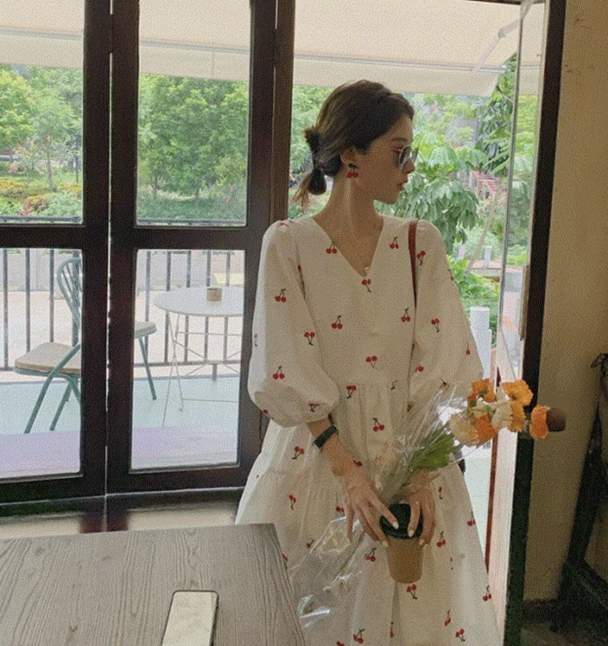 【人気商品再入荷】話題沸騰中 大人可愛い 超人気 シンプル チェック柄 大人可愛い フロック<S-11052>