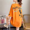 個性的なデザイン 切り替え 一目惚れ プリント Tシャツ カットソー＜S-3400＞
