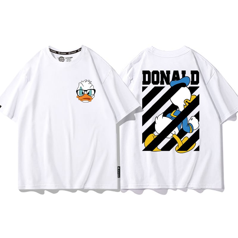 男女兼用 人気 プリント 半袖 Tシャツ <S-13164>