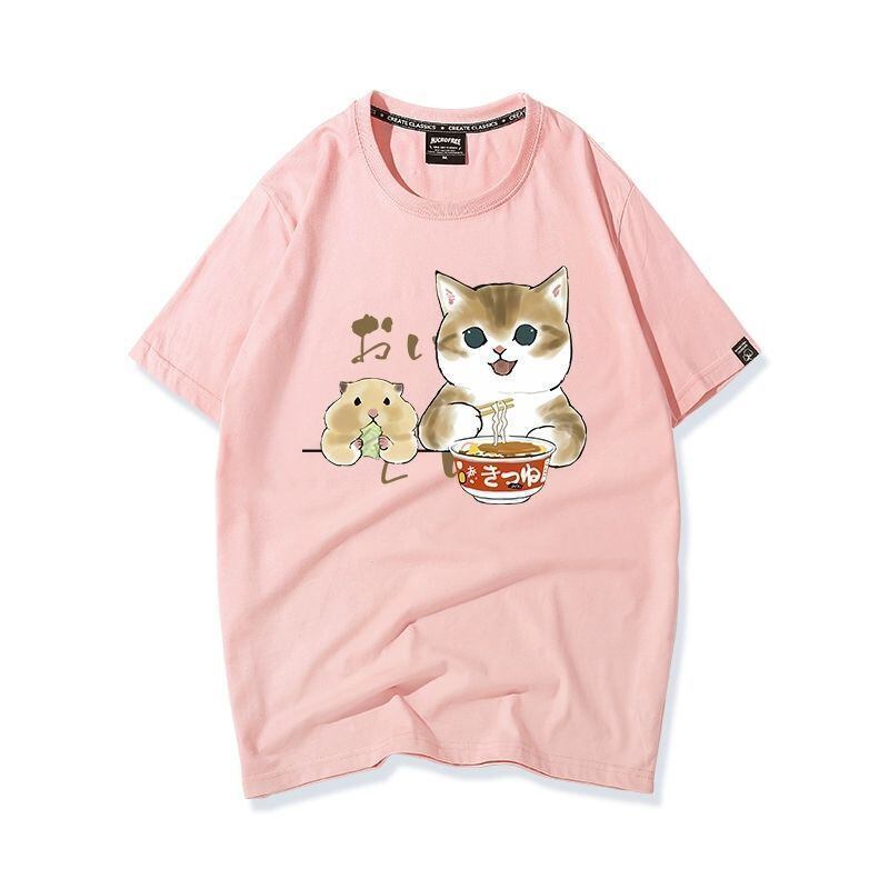 大好評 キュート 人気上昇中 着心地良い カジュアル プリント 全8色 半袖Tシャツ<S-9340>