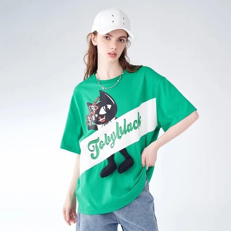 絶対欲しい 絶対流行 今季マストバイ 早い者勝ち カジュアル 2色選択 Tシャツ<S-11658>