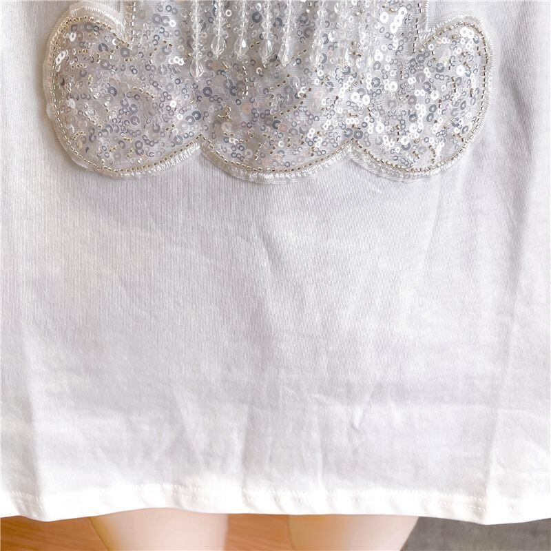 スウィート 絶対流行 売れ筋 早い者勝ち カジュアル 2色選択 Tシャツ<S-11577>