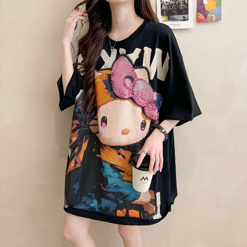 大人可愛い 好感度UP 海外トレンド カジュアル 全3色 半袖 Tシャツ ＜S-11121＞