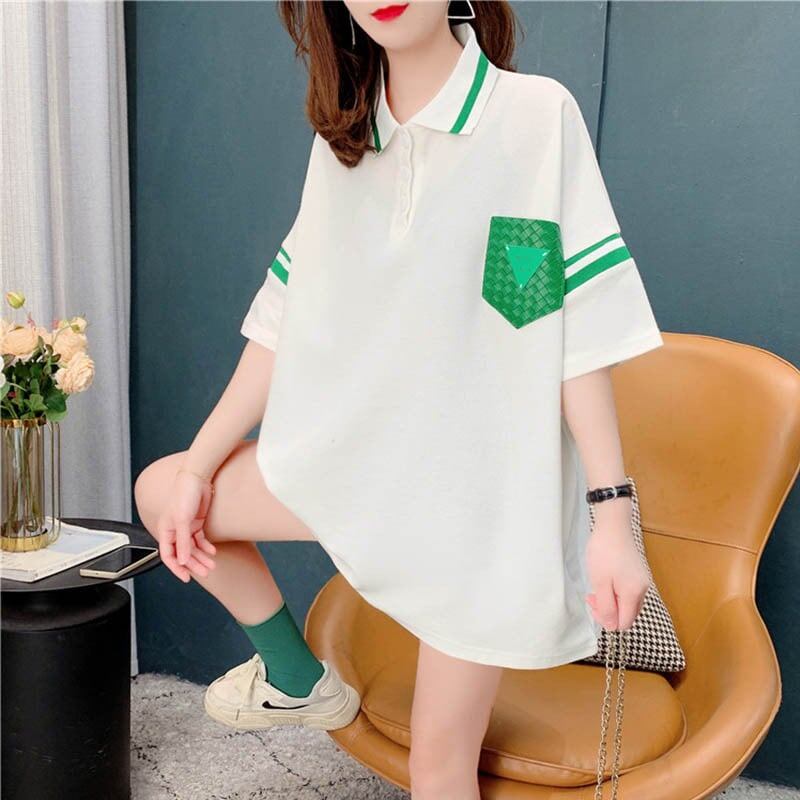 着心地抜群 切り替え 女性力を高める プリント Tシャツ カットソー＜S-3626＞