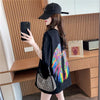 スタイリッシュ ラウンドネック 一目惚れ アルファベット Tシャツ カットソー＜S-2888＞