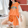 美人度アップ 切り替え チャーミング Tシャツ＋ショートパンツ セットアップ＜S-3615＞