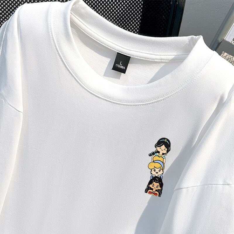 新商品 カジュアル 定番シンプル プリント 全6色 半袖Tシャツ<S-8767>