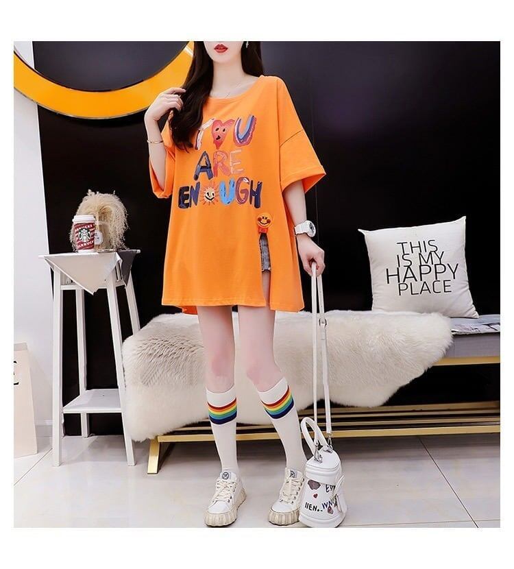 ストリートトレンド韓国風コットン半袖Tシャツ<S-2962>