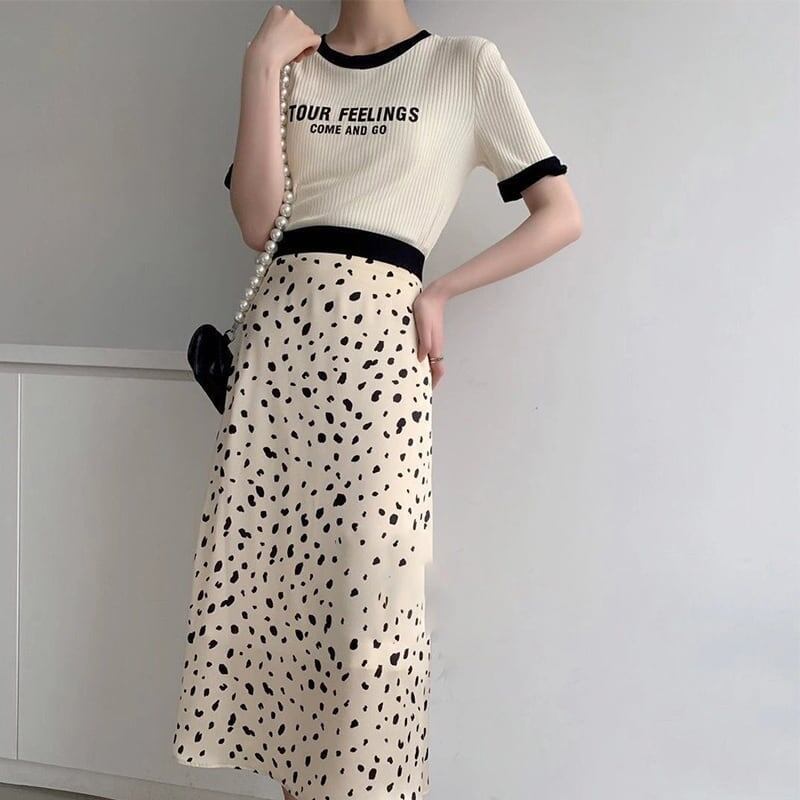 ゆったり感アップ アルファベット ファッション Tシャツ カットソー＜S-3077＞
