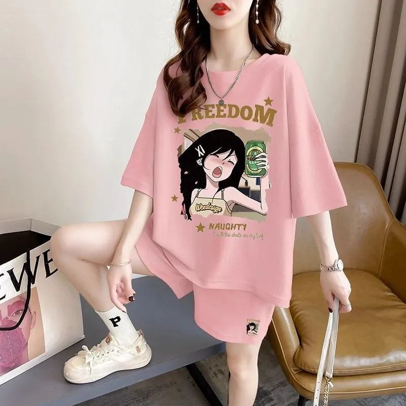 超人気 真夏も快適 話題沸騰中 カジュアル 全4色 半袖 Tシャツ ショートパンツ セットアップ ＜S-9129＞
