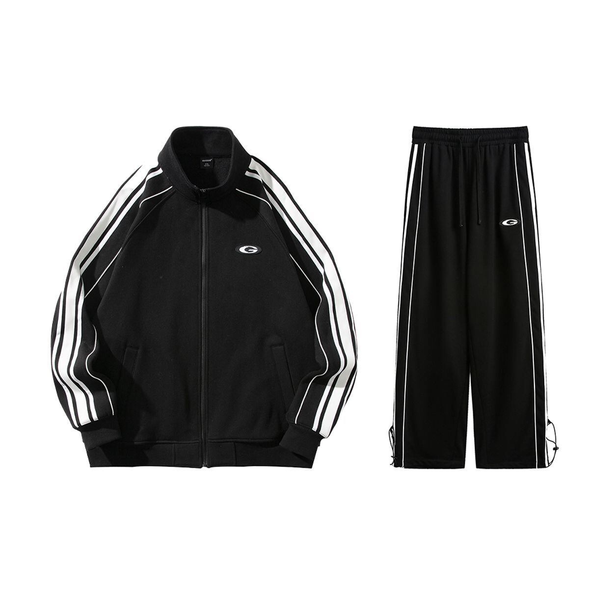 超人気商品 カジュアル 上下セット  ペアコーデ スポーツウェア 3色展開 ジャージ ＜S-12630＞