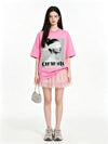 大人気 ゆったり プリント カジュアル Tシャツ S-13291