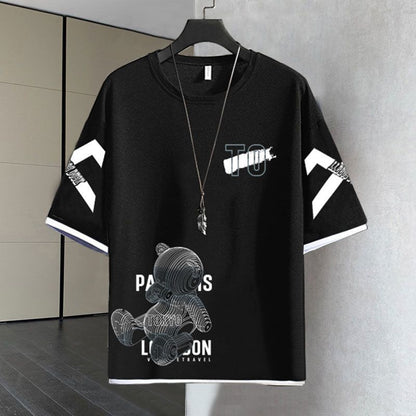 デザイン性抜群 カジュアル Tシャツ & ショーツ セットアップ MO-80068