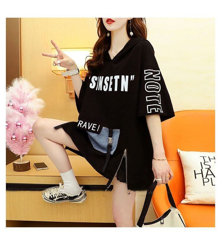 大活躍 アバンギャルド デザイン性抜群 カジュアル プリント全3色 半袖Tシャツ＜S-9323＞