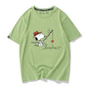男女兼用 人気 プリント 半袖 Tシャツ <S-13155>