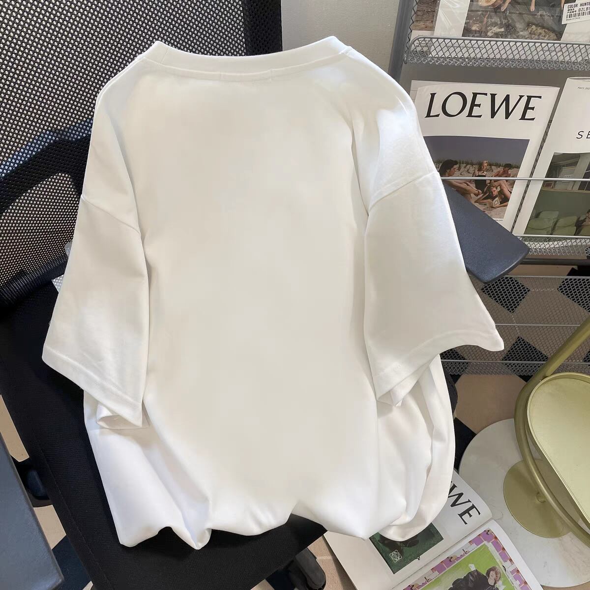 超人気 キュート カジュアル 全3色 半袖 Tシャツ <S-8670>