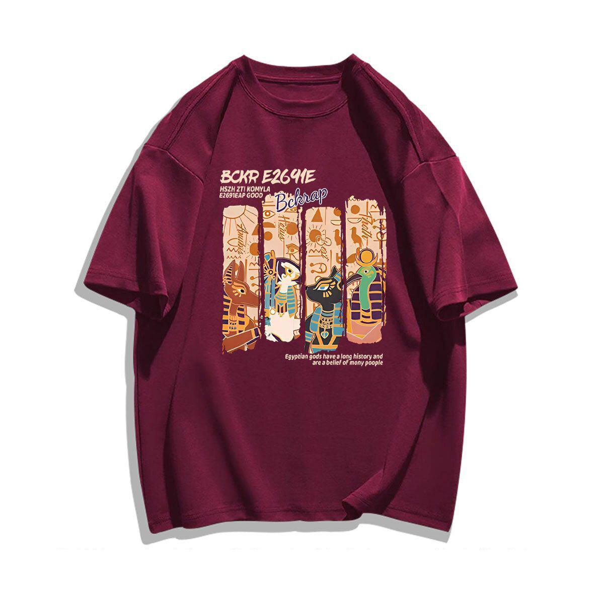 着回し力抜群 アバンギャルド 特別デザイン プリント全5色 半袖Tシャツ<S-8712>