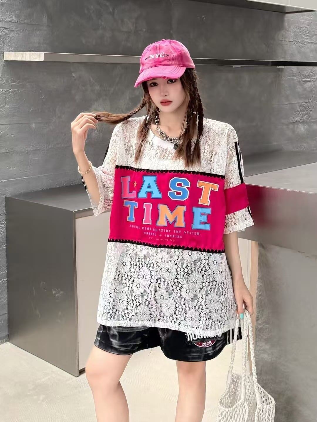 美人度アップ 早い者勝ち 絶対流行 カジュアル 2色選択 Tシャツ<S-11676>