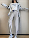 定番シンプル  スウェットジョガーパンツ二色あり <S-4134>