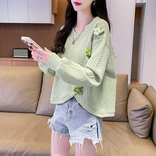 美人度アップ ファッション 絶対欲しい スウィート スウェット<S-8104>