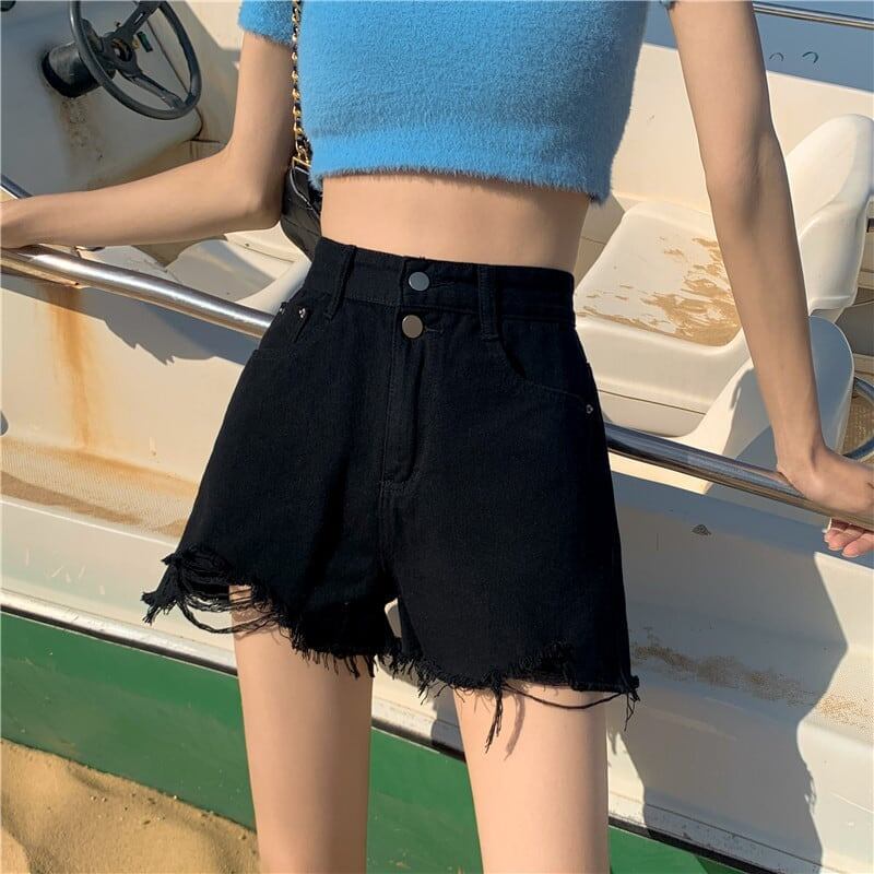 清涼感たっぷり ハイウエスト ファッション パンツ ボトムス＜S-3361＞