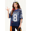 透け感 メッシュ 星柄 プリント Tシャツ S-80003
