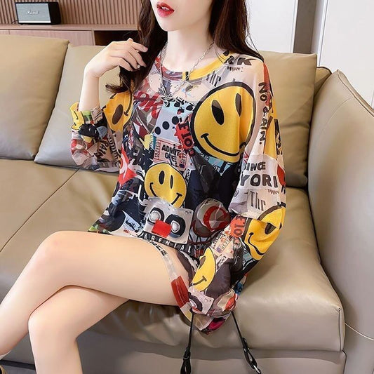 【半額セール！】 大人可愛い 売り切れ必至 元気いっぱい チュール 花柄 Tシャツ<S-4929>