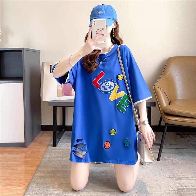 スタイリッシュ 3色選択可 一目惚れ プリント Tシャツ カットソー＜S-3007＞