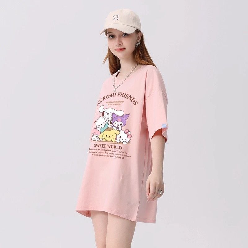 ルーズシルエット 半袖 Tシャツ <S-13140>