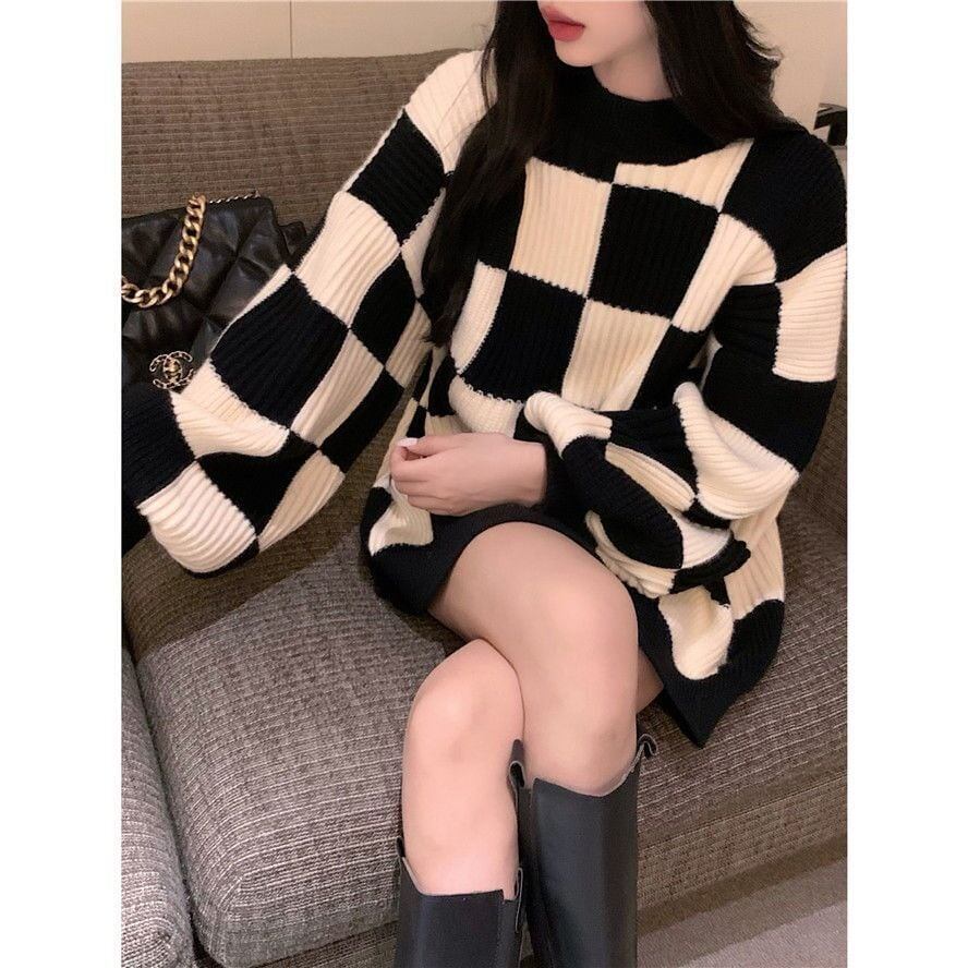 見逃し厳禁 海外トレンド エレガント セーター<S-5676>