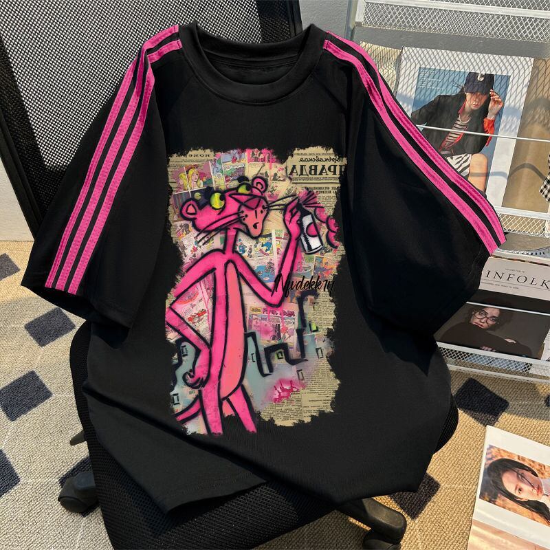 新商品 特別デザイン カジュアル プリント全6色 半袖Tシャツ<S-8757>