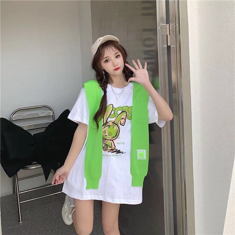 早い者勝ち 早い者勝ち 絶対流行 カジュアル 2色選択 Tシャツ+カウルネック<S-11153>