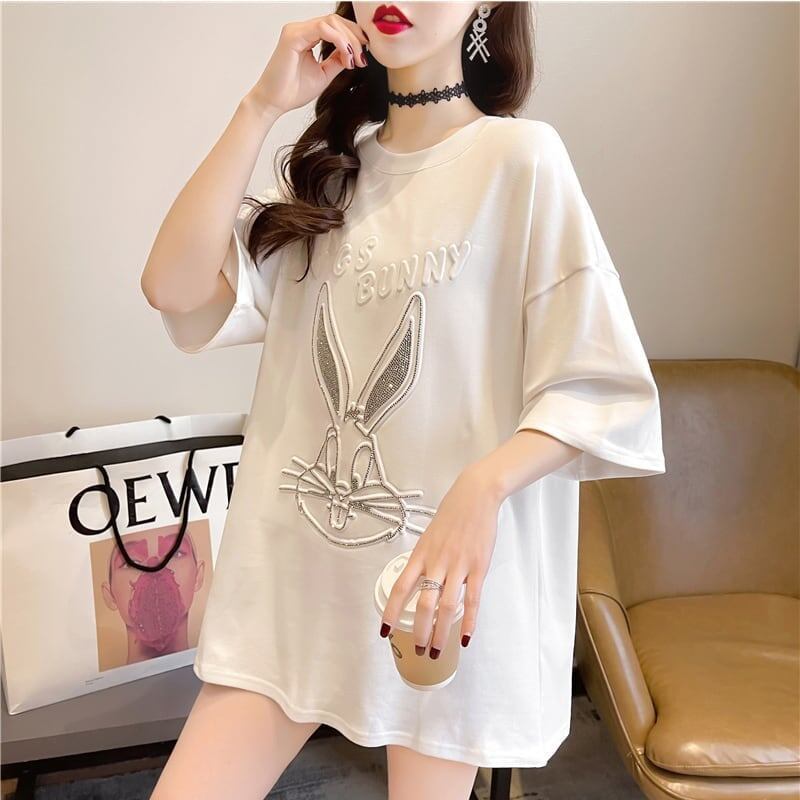 オシャレ度満点 切り替え 着心地抜群 プリント Tシャツ カットソー＜S-3549＞