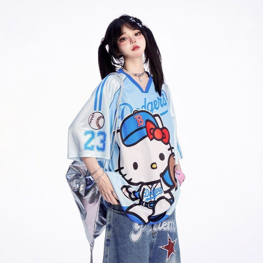 売れ筋 ゆったり ファッション Tシャツ <S-13201>