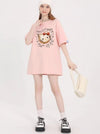 ルーズ デイリー 半袖 Tシャツ <S-13142>