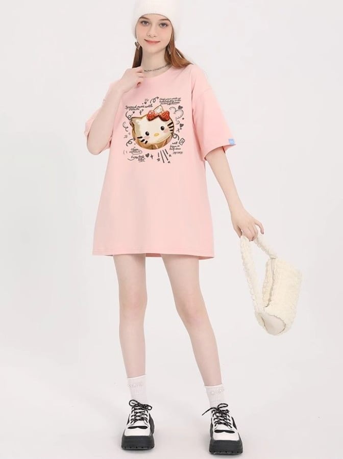 ルーズ デイリー 半袖 Tシャツ <S-13142>