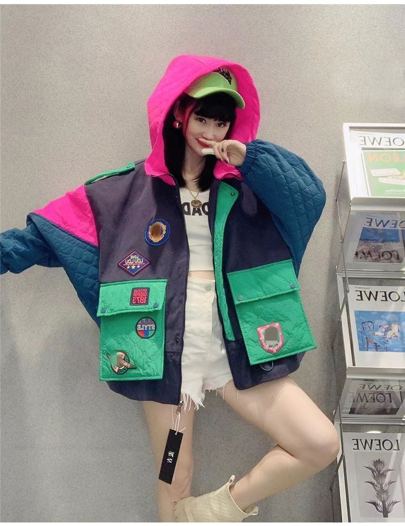 超人気 個性派 ファッション 裏起毛 厚 コート<S-5770>