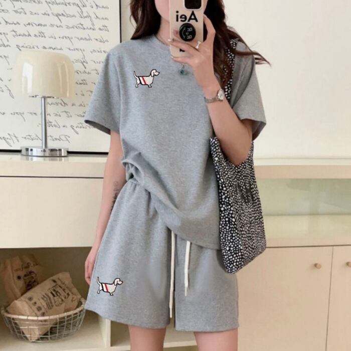 人気上昇中 着心地良い 真夏も快適 カジュアル 全5色 半袖 Tシャツ ショートパンツ セットアップ ＜S-9216＞