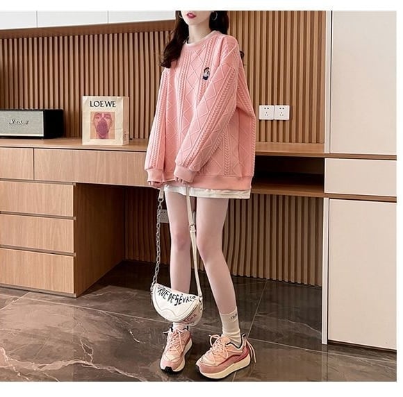 【裏起毛】 美人度アップ 魅力的 スウェット <S-6025>