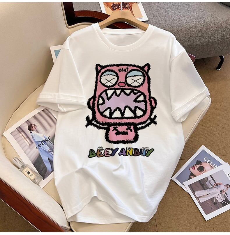 上質なドロップショルダー半袖Tシャツ<S-2978>