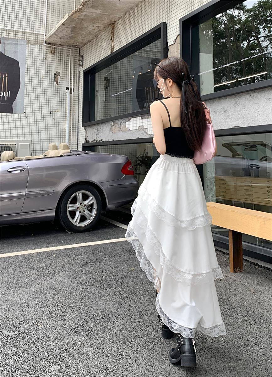 美人度アップ デートにぴったり 主役級 女性力を高める 無地 ハイウエスト スカート ボトムス＜S-11310＞