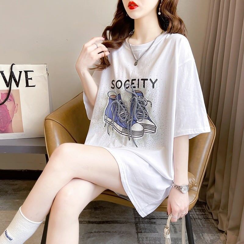オシャレ度満点 プリント 今季大好評 Tシャツ カットソー トップス＜S-3281＞