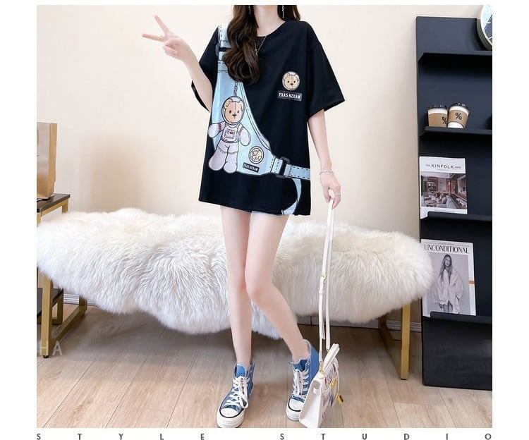 早い者勝ち 好感度UP 海外トレンド カジュアル 全3色 半袖 Tシャツ ＜S-11703＞