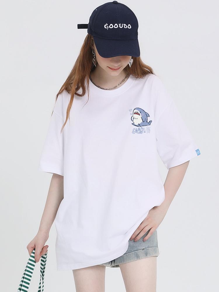 売り切れ必至 4色選択 ポップなプリントが夏に映えるプリント 半袖Tシャツ＜S-9327＞