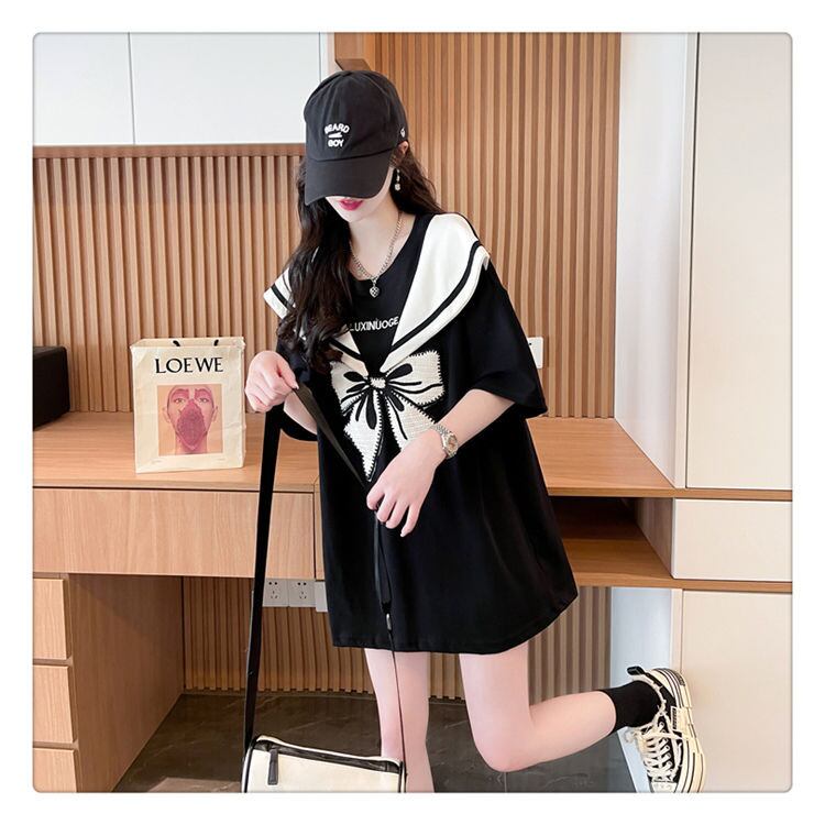 夏新作  キュート 厚手全6色フード付きパーカ<S-4582> プリントTシャツ 2色 ゆったり半袖＜S-8226＞