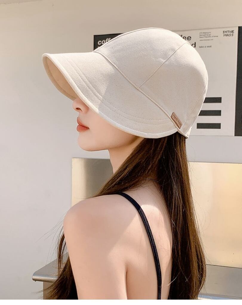 【人気急上昇中！】レディース 帽子 UVカット 日焼け防止 夏 小顔効果 日よ キャップ<S-6560>
