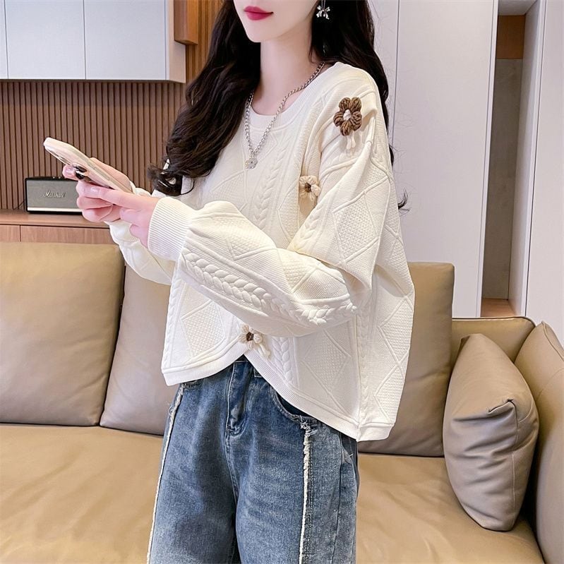 美人度アップ ファッション 絶対欲しい スウィート スウェット<S-8104>